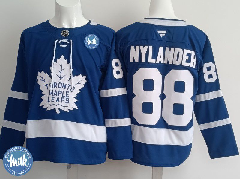 Men 2025 Toronto Maple Leafs #88 Nylander Blue Fanatics Home Premium NHL Jersey style 3->toronto maple leafs->NHL Jersey